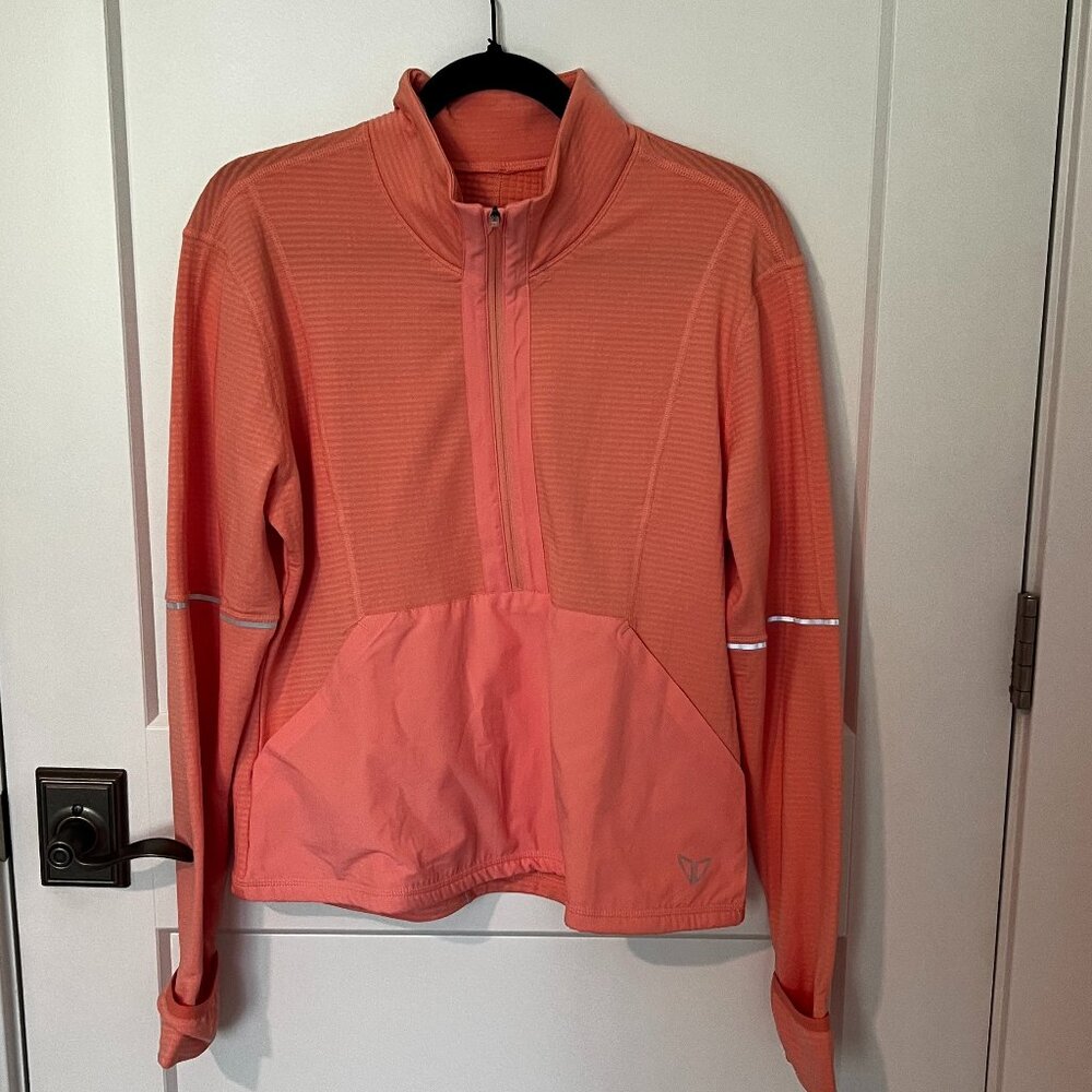 EUC Korsa Long Sleeve 1/4 Zip Running Jacket Large
